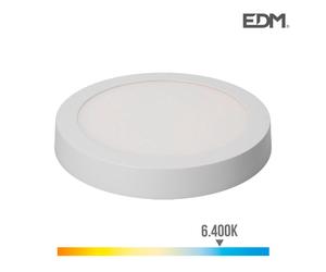 Lumeco downlight superficie redondo led, 20w 6.400k luz día, multicol