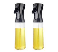 Lumeiy 2PC-Black-300ML Ölsprüher und Spender, 300 microliters, Kunststoff, Negro-2 Unidades