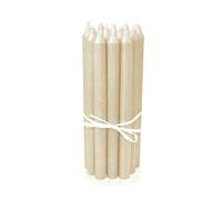 LUMELY Velas danesas de palo marfil - paquete de 12, altura 29cm, Ø 2,2cm, tiempo de combustión aprox. 14 horas, velas cilíndricas para candelabros, juego de velas de decoración