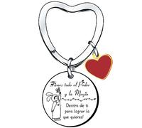 Lumengqi Regalo de Amiga Llaveros Amigas Llavero de Amigo Inspirador Regalos Divertidos para Mujere Hombre, Regalos de Cumpleaños Motivacionales Reminder para Amigo Mamá Hija