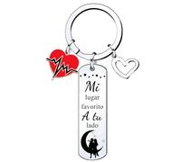 Lumengqi Regalo de San Valentín Llavero de Parejas y Novios Originales Regalo Pareja Llavero de Pareja Casa Llavero Personalizado de Pareja Regalo Aniversario Para Parejas (7)