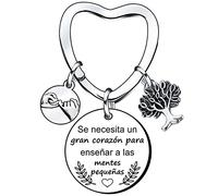Lumengqi Regalo Profesora Llaveros Originales Regalos Profesora Regalo Profesora Infantil Regalos Originales Para Profesores Regalo Maestro Primaria Llavero Profes Regalo Profe Navidad