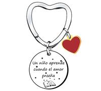 Lumengqi Regalo Profesora Llaveros Originales Regalos Profesora Regalo Profesora Infantil Regalos Originales Para Profesores Regalo Maestro Primaria Llavero Profes Regalo Profe Navidad