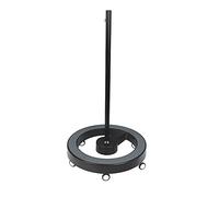 Lumeno Trípode con ruedas 6159 con anillo base gris o verde para lámpara lupa, lámpara de trabajo, cosmética, lámpara de aumento. Diseño adaptado con la serie 721X/821X/851X negro