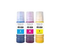 Lumenyra Recambio de Tinta pigmentada Compatible con ImagePROGRAF TC-20 TC20M PFI-050 PFI050 PFI 050(1C-1M-1Y)