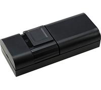 LUMEO ECO mobil - Interruptor con regulador de intensidad para bombillas LED y halógenas (interruptor deslizante de encendido/apagado, T21.07, 7-110 W/VA), color negro