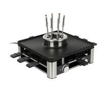 WMF Lumero 0415480011 parrilla de interior 8 personas(s) 1960 W Negro, Acero inoxidable