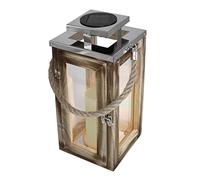 LUMI JARDIN Farol solar con asa H28cm OAKY