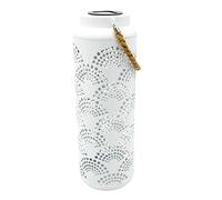 Lumi Jardin, Farol solar con efecto de sombras H47cm RAINBOW Blanco