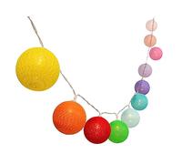 Guirnalda con bolas de algodón 3.8M MIMY COLORS SOLAR