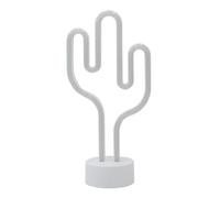 LUMI JARDIN Lámpara de neón inalámbrica LED verde cactus de 30 cm de alto