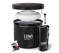 LUMI Therapy Ice Bath Pod MAX 420L | 5 capas térmicas, tapa OVNI, bolsa seca | Bienestar mental y recuperación del rendimiento | Terapia de agua fría, impulso inmunológico | Aislamiento térmico