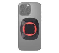 Lumi Zenva Adaptador Universal Compatible con para Quad Lock Soporte de Montaje Rápido para Smartphone Moto Bicicleta Coche y Accesorios Construcción Resistente y Segura (Rojo)