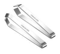 Lumi Zenva Pinzas Profesionales para Espinas de Pescado Puntiagudas Rectas 12 cm 2 Pinzas de Cocina Acero Inoxidable Aptas para Lavavajillas