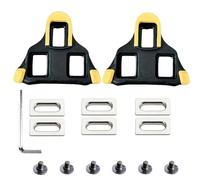 Lumi Zenva Tacos de bicicleta compatibles con SPD SL Cleats - tacos de pedal de bicicleta para SM SH10 SH11 SH12 sistema zapatos interiores exteriores bicicleta de carretera tacos
