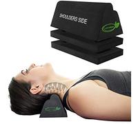 Lumia Wellness Bloque de tracción ortopédico Cervical | Firme | Alineación espinal y Cuello | Diseño Ajustable de 3 Alturas | Dispositivo de tracción Cervical y estirador de Cuello