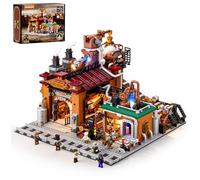 Lumibricks Fábrica de Minerales Steampunk Set de Construcción con Luces - 3138 Piezas Modelo Mecánico de Estilo Victoriano con LED, Compatible con Vías de Tren, Regalo Creativo para Adultos y Niños