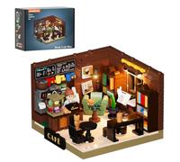 Lumibricks Juego de bloques de sujeción iluminados Book-Café | Lumibricks Juego de bloques de sujeción iluminados Book-Café