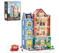 Lumibricks Toy Store - Juego de construcción con luz, 3086 piezas, construcción modular, Bauhaus y casa de muñecas 2 en 1, idea de regalo para adolescentes y adultos fanáticos de los juguetes, L9100