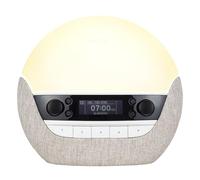 Lumie Bodyclock Luxe 700FM Despertador de Luz Radio FM | Radio FM, altavoces Bluetooth; amanecer simulado para mañanas más descansadas