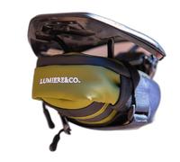 Lumiere & Co. Bolsa de Asiento de Bicicleta, Bolsa de sillín de Bicicleta, Bolsa de Asiento de Ciclismo, Bolsa de sillín de Bicicleta de montaña, Bolsa de sillín de Bicicleta de Carretera (Verde)
