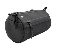 Lumiere & Co. Bolsa para Manillar de Bicicleta Resistente, con múltiples Opciones de tamaño y Color - Correas elásticas Dobles, Clips y Cierre de para un Ajuste Personalizable (Large, Black)