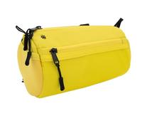 Lumiere & Co. Bolsa para Manillar de Bicicleta - Resistente, con múltiples Opciones de tamaño y Color - Correas elásticas Dobles, Clips y Cierre de para un Ajuste Personalizable (Large, Yellow)