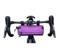 Lumiere & Co. Bolsa para Manillar de Bicicleta - Resistente, con múltiples Opciones de tamaño y Color - Correas elásticas Dobles, Clips y Cierre de para un Ajuste Personalizable (Mini, Purple)