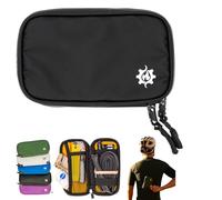 Lumiere & Co. Cartera de Ciclismo Impermeable | Cartera de Ciclismo y Bolsa de Ciclismo para Jersey | Cartera de equitación para Ciclistas Profesionales | (Black)