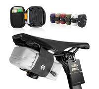 Lumiere & Co. Falcon - Bolsa magnética para sillín - 0.37L | 5 x 3 x 1.5 Pulgadas | Diseño Minimalista Elegante, fijación rápida de Hebilla magnética | Bolsa de Ciclismo (Blanco, Ultra pequeño)