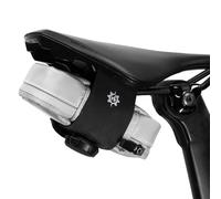 Lumiere & Co. Falcon - Bolsa magnética para sillín de 0.69 L, 6 x 3.5 x 2 Pulgadas, diseño Minimalista Elegante, fijación rápida con Hebilla magnética, Bolsa de Ciclismo (Blanco, Grande)