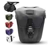 Lumiere & Co. Maximus - Bolsa magnética grande para asiento de bicicleta con cremalleras AquaGuard