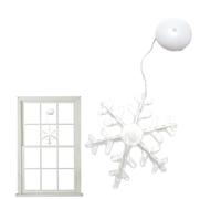 Lumières De Noël Pour Fenêtre - Décorations Lumineuses Élégantes Avec Silhouettes Brillantes À Ventouse | Accessoires D’Ambiance Festive Pour Maison Intérieur Salon Chambre Bureau Entrée Cuisine