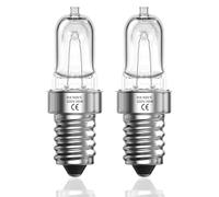 LumiGo 2X Bombilla Horno E14 500 Grados, Bombilla para Horno E14 26W Regulable Blanca Cálida 2700K Bombilla de Horno E14 AC 230V para Horno, Microondas, Campana Extractora, Lámpara de sal, Nevera