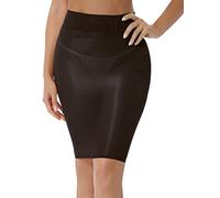 LumiJour Minifalda de encaje transparente para mujer, Negro , Talla única