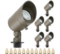 Lumina Lighting - Foco halógeno MR16 con iluminación de bajo voltaje para paisajes y focos de luz de inundación