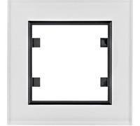 Lumina passion 1 x marco de cristal blanco WL9010 hager polo 8694407002082