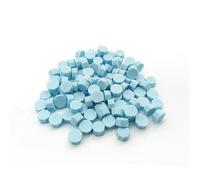 LuminaCreek 100 sellos de cera metálicos dorados de colores, cuentas de cera de macarrón, for sobres de regalo, invitaciones de boda, álbumes de recortes antiguos.(Color 026)