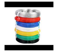 LuminaCr able de cobre puro apantallado, cable de sensor de bobina inductiva FF46 con aislamiento FEP, multicolor, 5-10 m, 0,12-4 mm, trenzado y blindado.(Yellow,5M SQ 0.75MM)