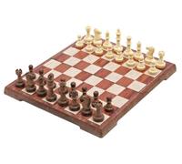 LuminaCreek Juegos Ajedrez Internacional Tablero de Ajedrez Juego de Ajedrez Magnético Competición Entrenamiento Viaje Ajedrez Portátil Tablero Plegable Juego de Ajedrez Internacional(24.5*21.5cm)