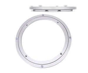 LuminaCreek Rodamiento de placa giratoria de aleación de aluminio, rodamiento de placa giratoria Lazy Susan de aleación de aluminio, varios tamaños(250 Mm)