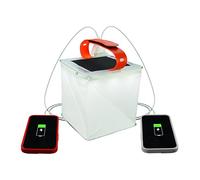 Luminaid Survivor Solar Lantern Duel - Cargador de teléfono 600 LMS máximo, 5 ajustes de luz, incluye giro de flash para inflar más de 130 horas de tiempo máximo de funcionamiento, recarga a través de