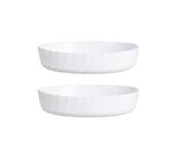 Luminarc 2 Fuente Oval Trianon de Opal 22x16cm