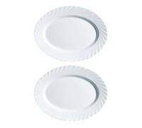 Luminarc 2 Fuente Oval Trianon de Opal 35cm