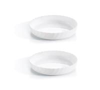 Luminarc 2 Fuente Redonda Trianon de Opal 26cm