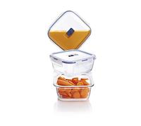 Luminarc 252546 Recipiente Hermético de Vidrio, Claro, 0.38 + 0.76 + 1.22 l