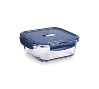 Luminarc Recipiente Cuadrado Hermético Vidrio 18x18x7,3cm-122cl Pp - Polipropileno Apto Microondas