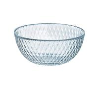 Luminarc Bol Pampille Clear de vidrio 13 cm | Transparente, Vidrio, forma redonda, acabado con relieve, 13 cm, apilable, apto para microondas, apto para frigorífico