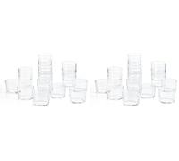 Luminarc chiquito, vasos cristal chiquito 23 cl, 16 Unidad (Paquete de 2)