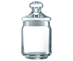 Luminarc Club Tarro Vidrio Con Tapa 7,5x7,5x13,5cm-28cl Sodo No Apto Microondas Reciclable